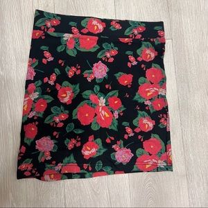 Forever 21 Floral Mini Skirt